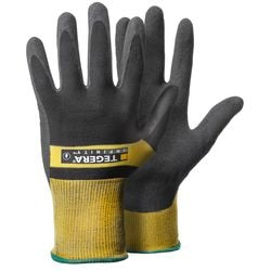 Precisiehandschoenen tegera 8802-10 nitril, nylon zwart