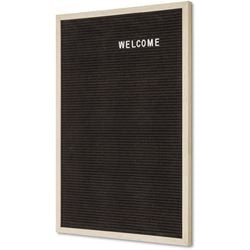 Letterbord showdown leb40x60 1500 g zwart