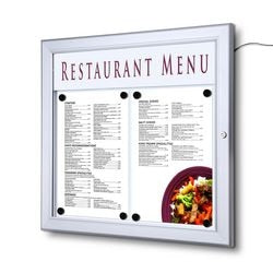 Menubord showdown scz2xa4led 3650 g zilver