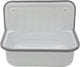 Plieger uitstortgootsteen - uitgietbak - met sifon, plug ketting - wit - 50.5cm x 33cm