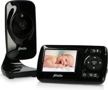 Alecto dvm71bk - babyfoon met camera - temperatuurweergave - zwart