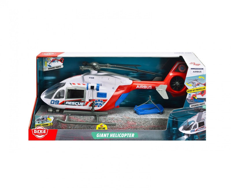 Load image into Gallery viewer, Dickie toys - speelgoedvoertuig helikopter - airbus h145 - licht en geluid
