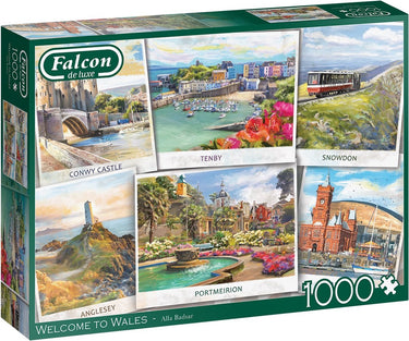 Falcon puzzel welcome to wales - legpuzzel - 1000 stukjes