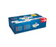 Noris dominostenen deluxe double 9 wit - klassiek spel voor 2-6 spelers - 55 stuks