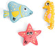 Bs toys opduikdieren zwembad - opduik speelgoed vanaf 5 jaar - water spel - bad speelgoed - neopreen diertjes - 3 stuks