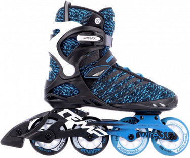Tempish wire 3.0 84 skeelers – 4x84mm wielen – fitness inline skates – zwart blauw – maat 43