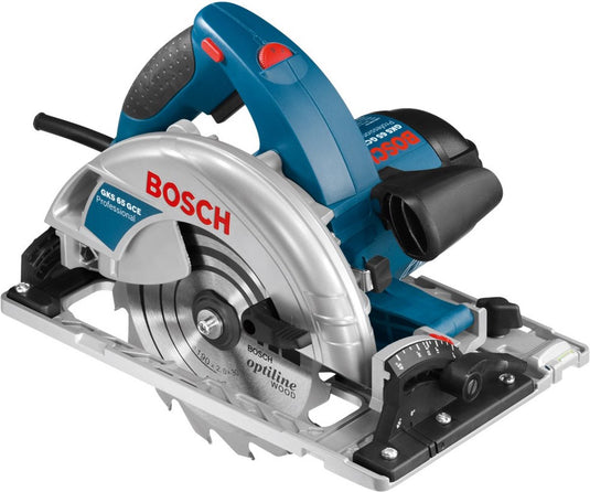 Bosch professional gks 65 gce cirkelzaagmachine - afzuigadapter, hm-zaagblad 190 mm ø, inbusstiftsleutel sw 5