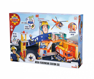Simba brandweerman sam brandweerkazerne xxl speelgoedset met licht en geluid.