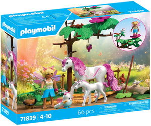 Playmobil magische eenhoornstal voor moeder en veulen - 7184