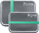 Pura lunchbox set van 2 - small en large + silicone band moss