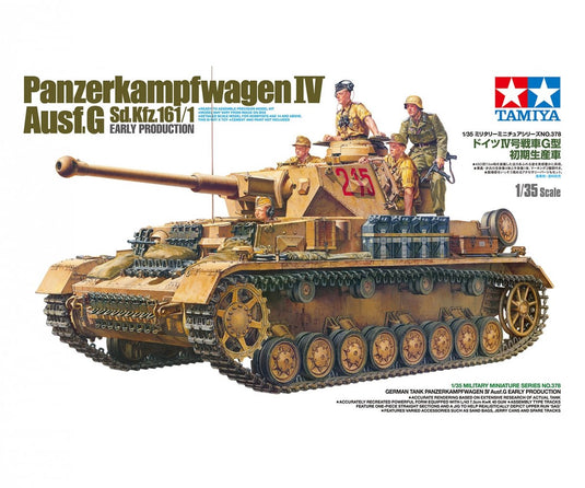 Tamiya modelbouwpakket militaire voertuigen - 35378 panzerkampfwagen iv ausf. g sd.kfz. 161 1 early prod. plastic - 1:35 - modelbouw