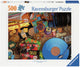 Ravensburger legpuzzel hallo vinyl 500 stukjes muziek retro.