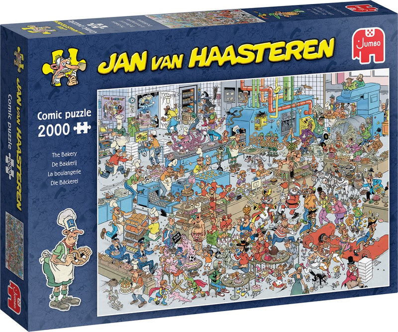 Load image into Gallery viewer, Jumbo puzzel jan van haasteren de bakkerij 2000 stukjes landschap.
