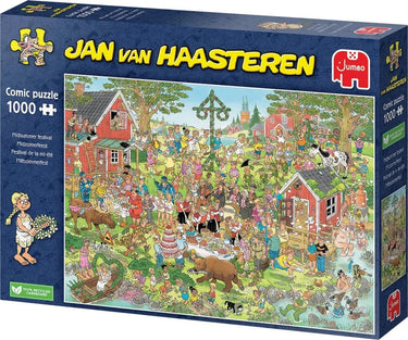 Jan van haasteren - midzomerfeest - 1000 stukjes puzzel - legpuzzel