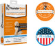 Thundershirt l - nº1 ontspannend vest voor gestreste honden - direct rustgevend - eenvoudig in gebruik - zachte methode
