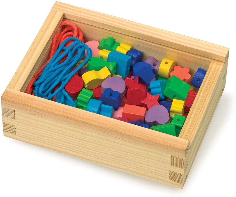 Load image into Gallery viewer, Small foot - houten rijg kralen, 84st.
