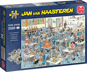 Jumbo jan van haasteren legpuzzel - de kattenshow, 2000st.