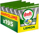Dreft platinum vaatwascapsules citroen - moeilijke uitdagingen - vettig filter - 5 x 39 stuks