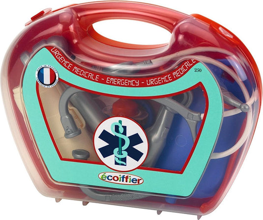 Ecoffier écoiffier 14-delige kunststof dokterskoffer