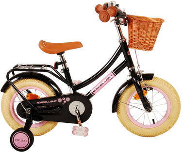Volare Excellent Kinderfiets - Meisjes - 12 inch - Zwart