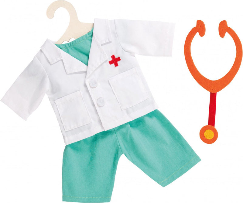 Load image into Gallery viewer, Heless poppen doktersoutfit met stethoscoop, 28-35 cm
