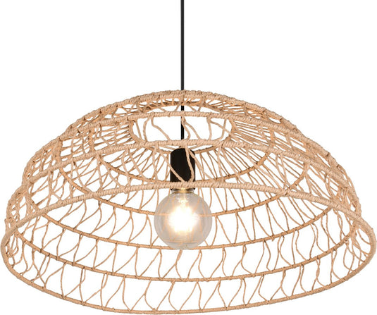 Rl live your light reality paulette - hanglamp - zwart mat - excl. 1x e27 4 w - plafondbevestiging - in hoogte verstelbaar - casalum