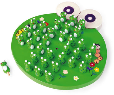 Small foot - houten spel solitaire kikker