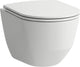 Laufen pro pack wandcloset - 49x36x34.5cm - spoelrandloos - diepspoel - slimseat - softclose - glans wit