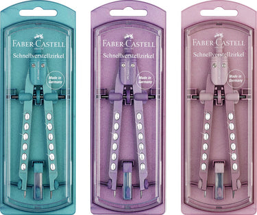 Faber-castell snelverstelpasser - factory sparkle - assorti kleuren - fc-174323