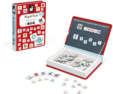 Janod - magnetibook - alfabet nederlandstalig - magneetboek speelset
