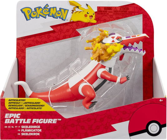 Jazwares pokémon - epic battle figure - skeledirge