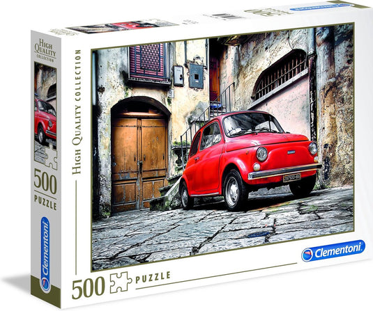 Clementoni - puzzel - 500 stukjes - italiaanse oldtimer - high quality collection - vanaf 10 jaar