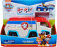 Paw patrol - pup squad patroller-teamvoertuig - speelgoedauto met chase-speelfiguur