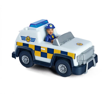 Simba brandweerman sam politie 4x4 jeep met speelfiguur