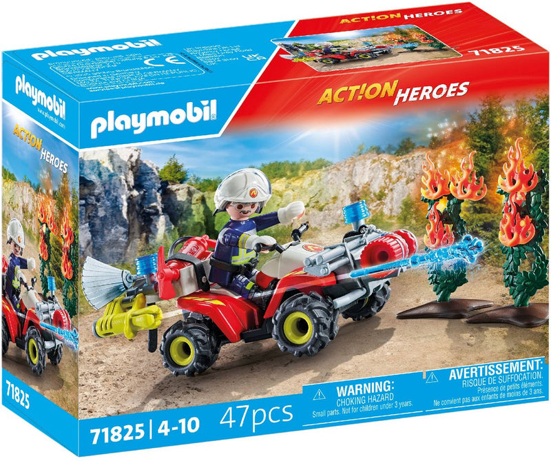 Load image into Gallery viewer, Playmobil action heroes brandweer quad - 71825
