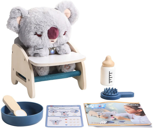 Topbright care pets - baby koala - interactieve knuffel voor kinderen vanaf 3 jaar