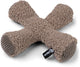 District 70 ziggy – zacht hondenspeelgoed met pieper en knispergeluid – taupe - ø30 cm