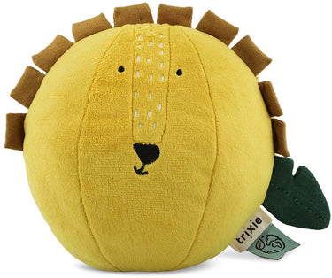 Trixie geluidsbal mr. lion - speelgoed voor baby - eerste speelgoed - kraamcadeau - geel