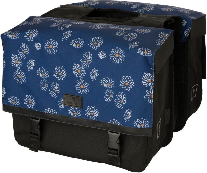 Load image into Gallery viewer, Fastrider nara dubbele fietstas trend daisy
