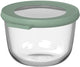 Mepal glazen vershouddoos rond cirqula - 500 ml - glazen vershoudbakjes - hittebestendig tot 550 °c. zonder deksel - meal prep bakjes - nordic sage