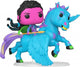 Funko the avengers - avengers: endgame pop! rides deluxe valkyrie's flight (blacklight) 9 cm verzamelfiguur - multicolours