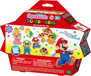 Aquabeads super mario character set- complete set 690 parels - 6 figuren maken