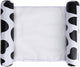 Swim essentials - waterhangmat - 117 cm - zwart wit - koeienprint- suntanner
