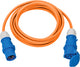Brennenstuhl camping verlengsnoer 5m (cee verlengkabel oranje h07rn-f 3g2,5 met cee-stekker en koppeling met afdichtflap, voor permanent gebruik buitenshuis ip44, made in germany)