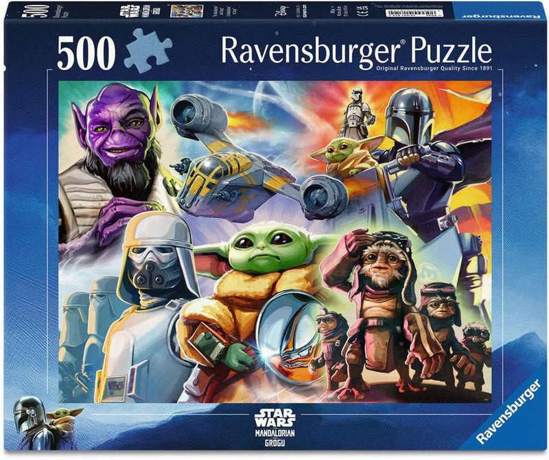 Load image into Gallery viewer, Ravensburger – the mandalorian and grogu – legpuzzel – 500 stukjes
