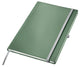 Leitz style notitieboek a4 gelijnd - met hardcover - 100 grams papier - zee groen