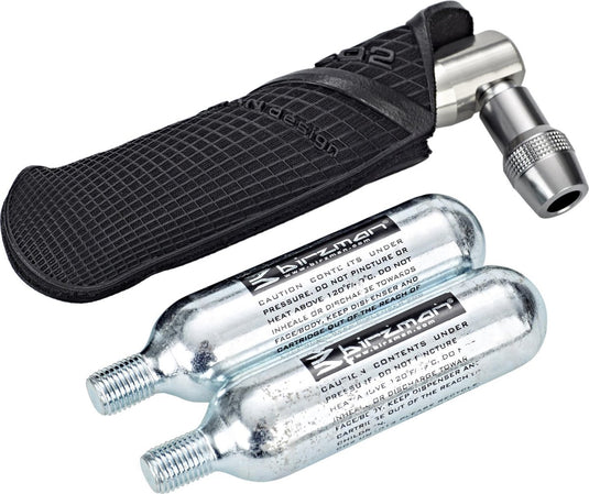 Birzman zacoo co2-cartridge pompset 16g, black