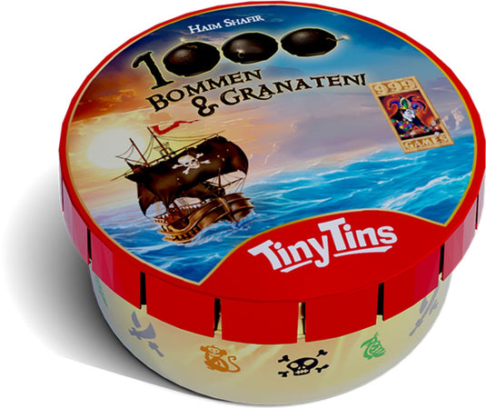 999games 999 games tiny tins 1000 bommen en granaten - dobbelspel