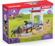 Schleich horse club paardenbox met merrie en veulen - 42611