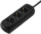 Hama stekkerdoos - 3-voudig - 5m kabel - zwart